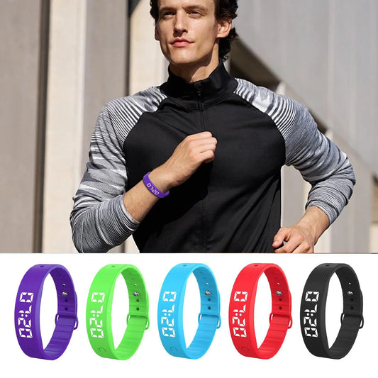 Silent Alarm Wristband – Rechargeable Time for Sleeping and Workouts