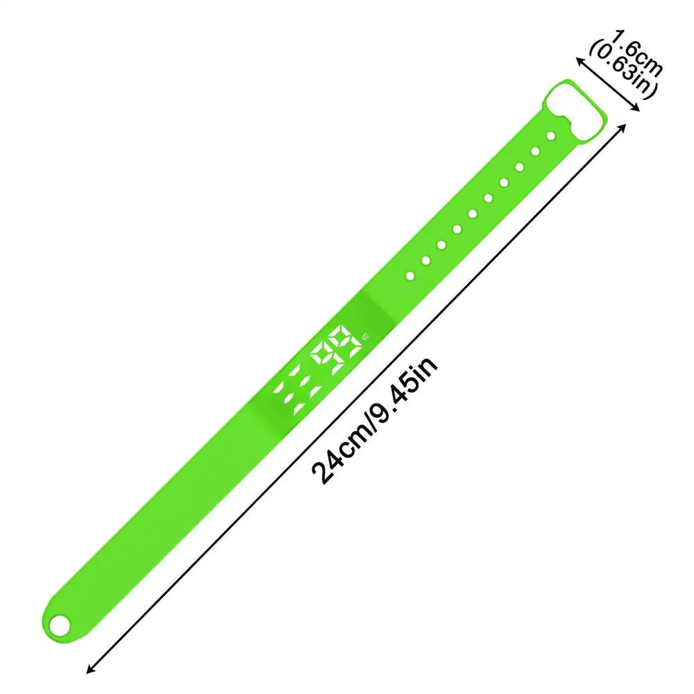 Silent Alarm Wristband – Rechargeable Time for Sleeping and Workouts
