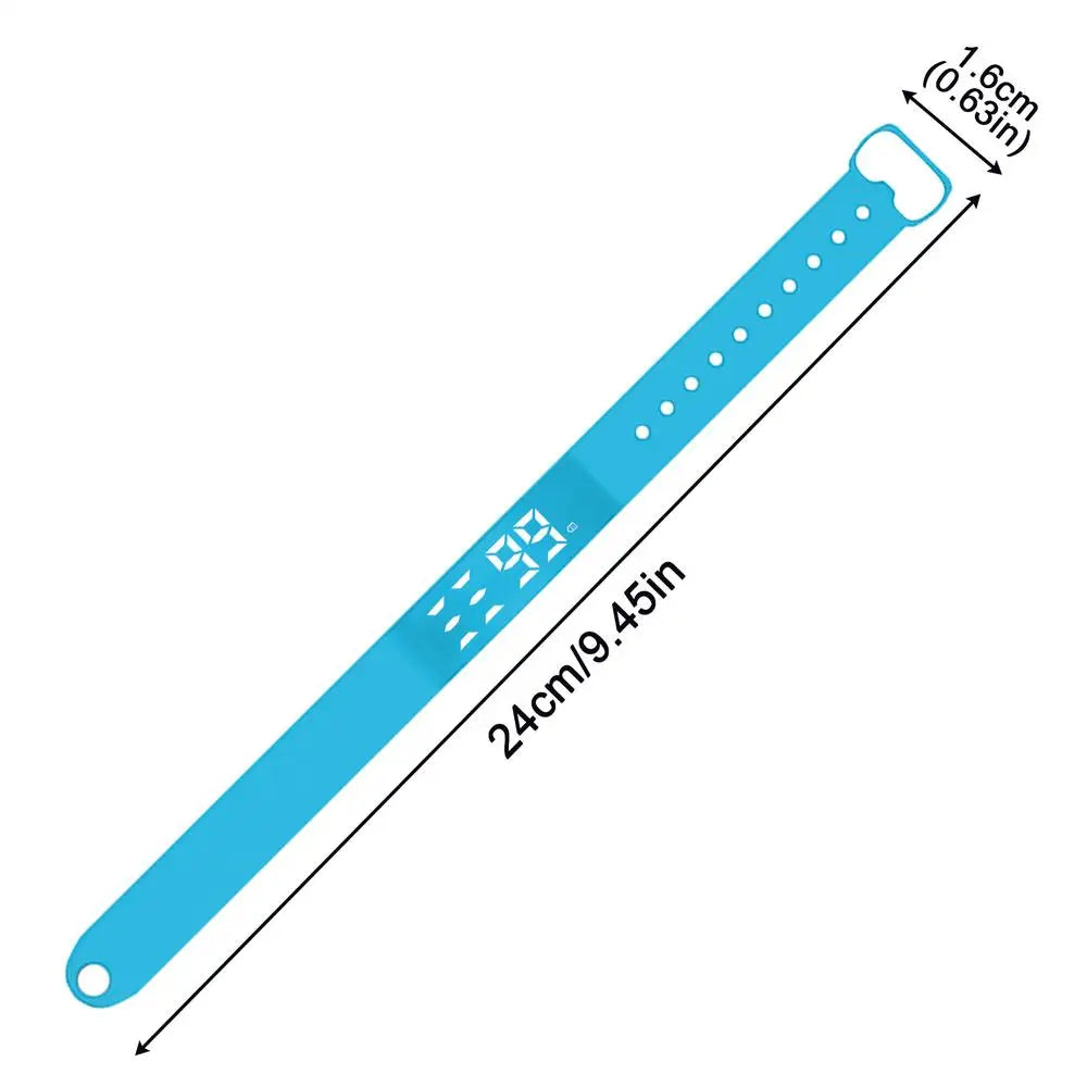 Silent Alarm Wristband – Rechargeable Time for Sleeping and Workouts