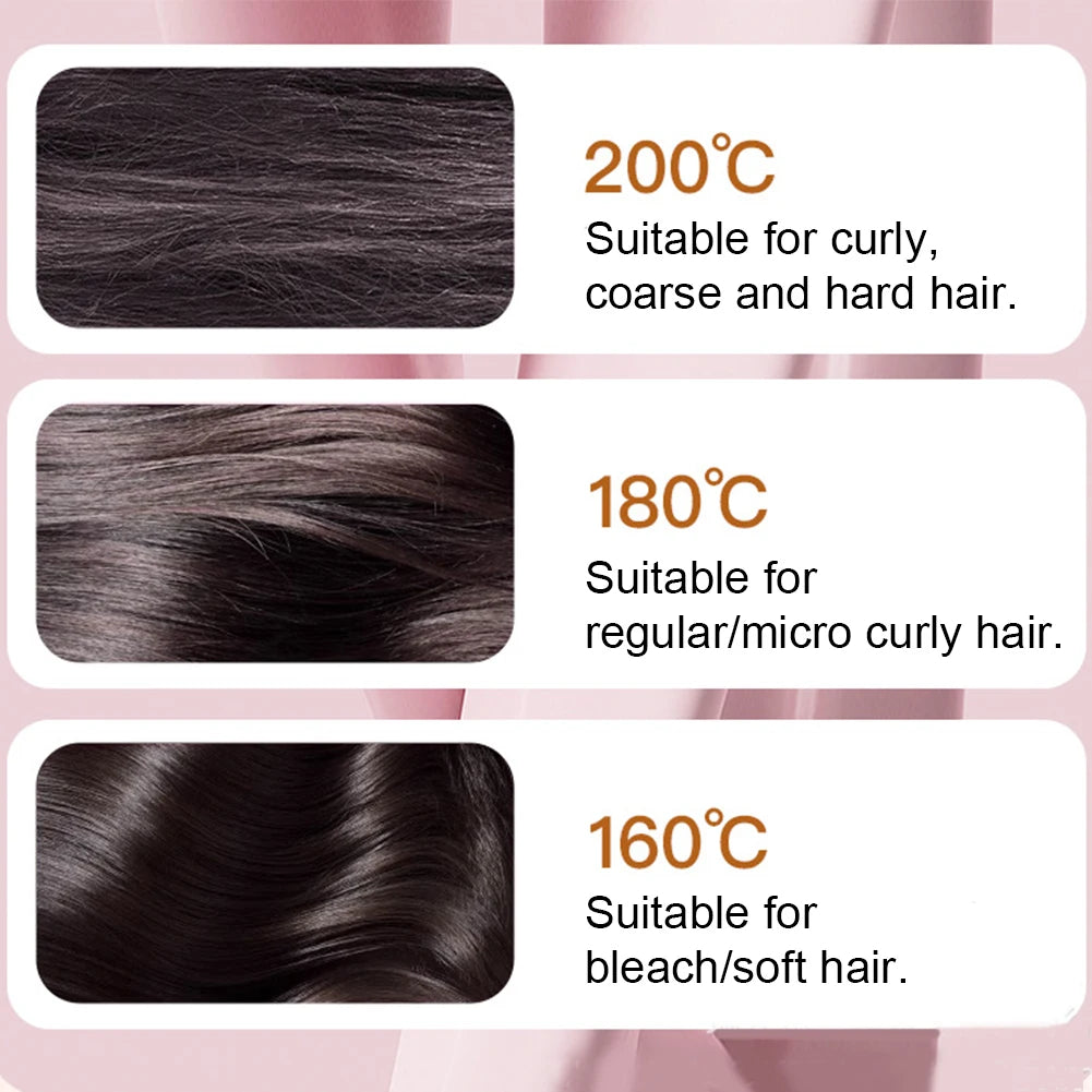 Mini Wireless Hair Straightening Comb