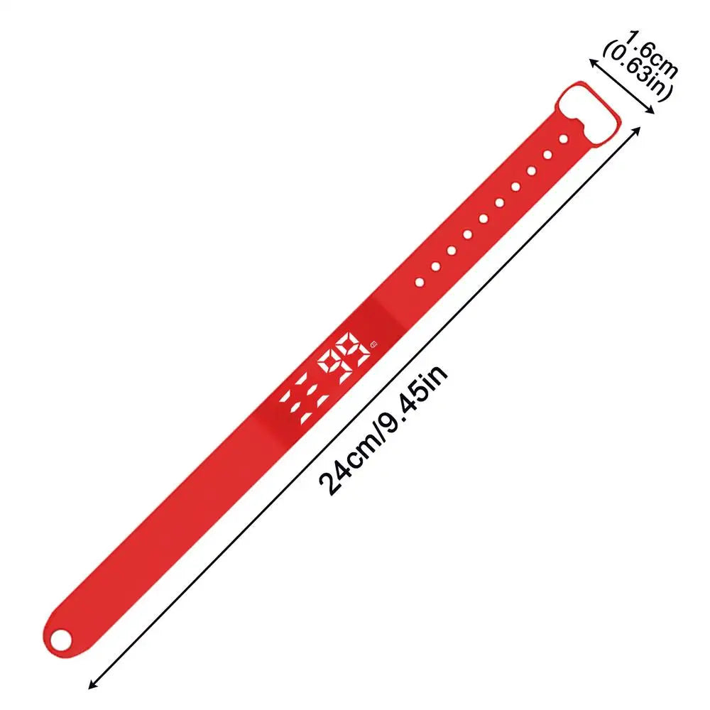 Silent Alarm Wristband – Rechargeable Time for Sleeping and Workouts