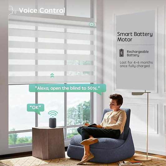 Custom Smart Motorized Window Blinds